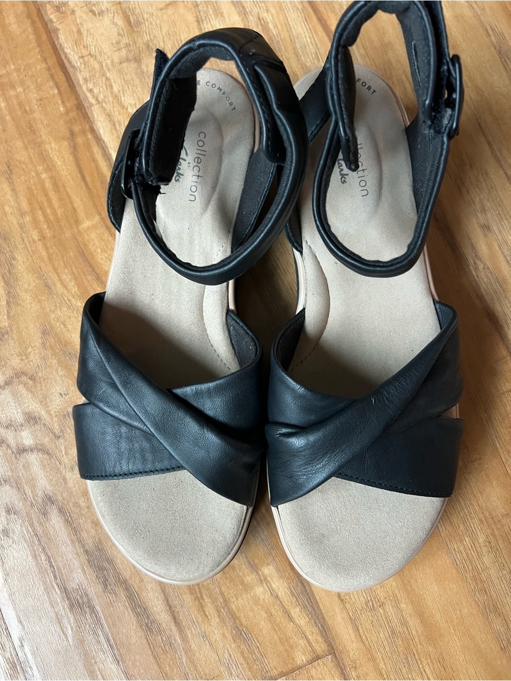 Women’s Black Ankle-Strap Sandals - Clark’s